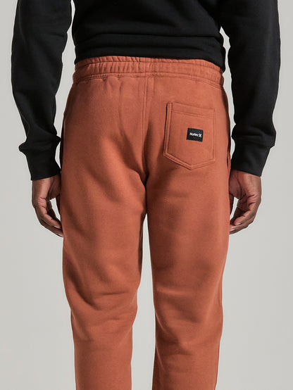 Calça Moletom Marrom Básica Hurley O&O