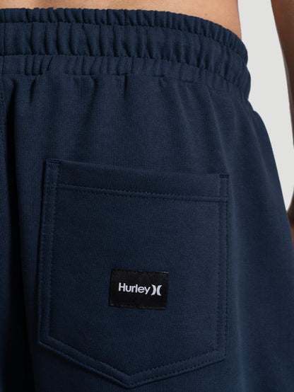 Calça de Moletom Masculina Hurley Aloha Azul Marinho