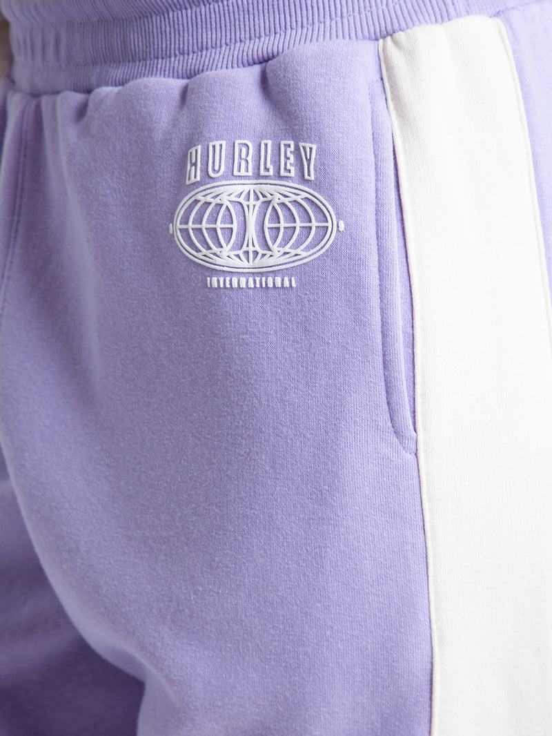 Calça Moletom Feminina Hurley Global 99 Lilás