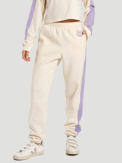 Calça Moletom Feminina Hurley Global 99 Off White