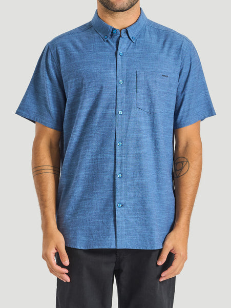 Camisa Manga Curta Hurley Icon Stretch Marinho