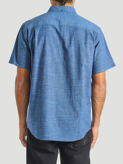 Camisa Manga Curta Hurley Icon Stretch Marinho