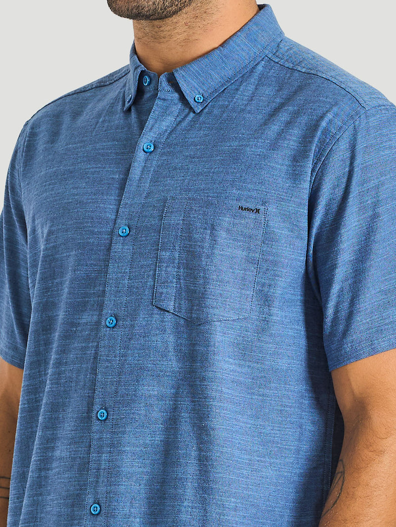 Camisa Manga Curta Hurley Icon Stretch Marinho
