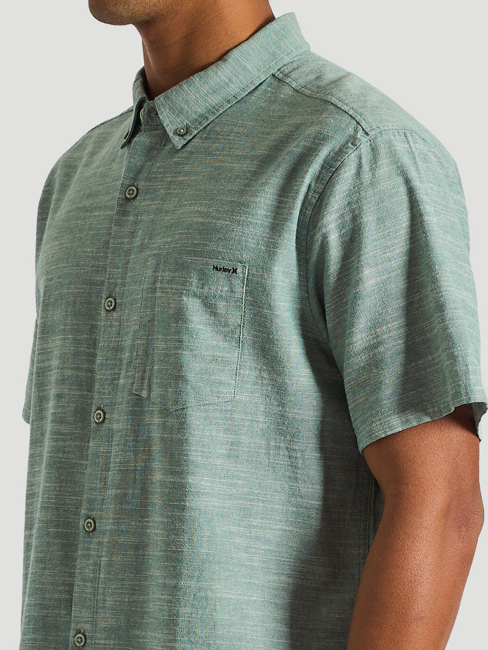 Camisa Hurley One&Only Stretch Verde