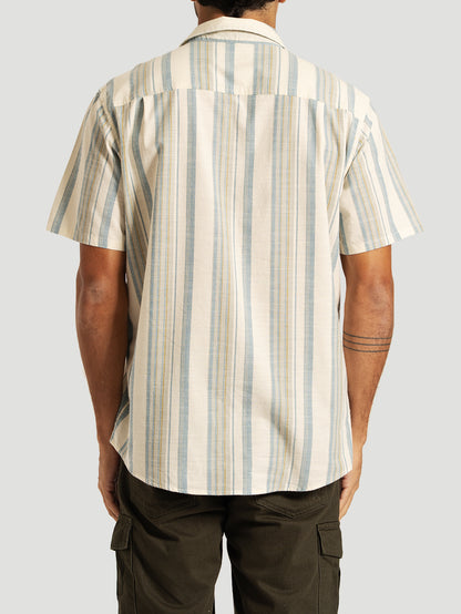 Camisa Manga Curta Listrada Off White Hurley One&Only Lido Stripe