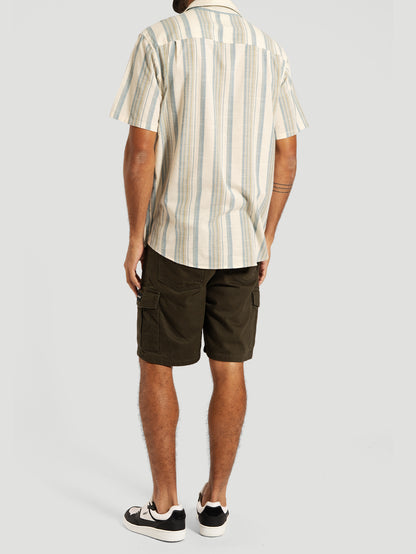 Camisa Manga Curta Listrada Off White Hurley One&Only Lido Stripe