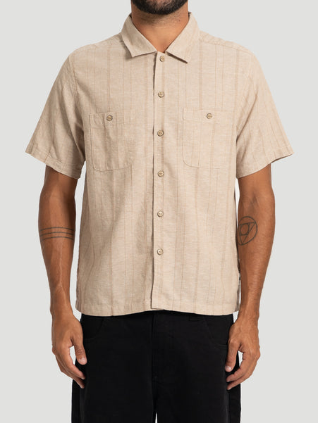 Camisa Importada Hurley Hemp Malibu SS Rose