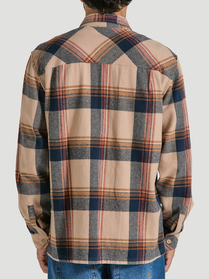 Camisa Flanela Xadrez Manga Longa Areia Hurley Santa Cruz Shoreline