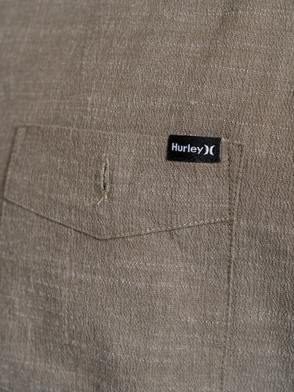 Camisa Manga Longa Hurley One and Only Slub Verde