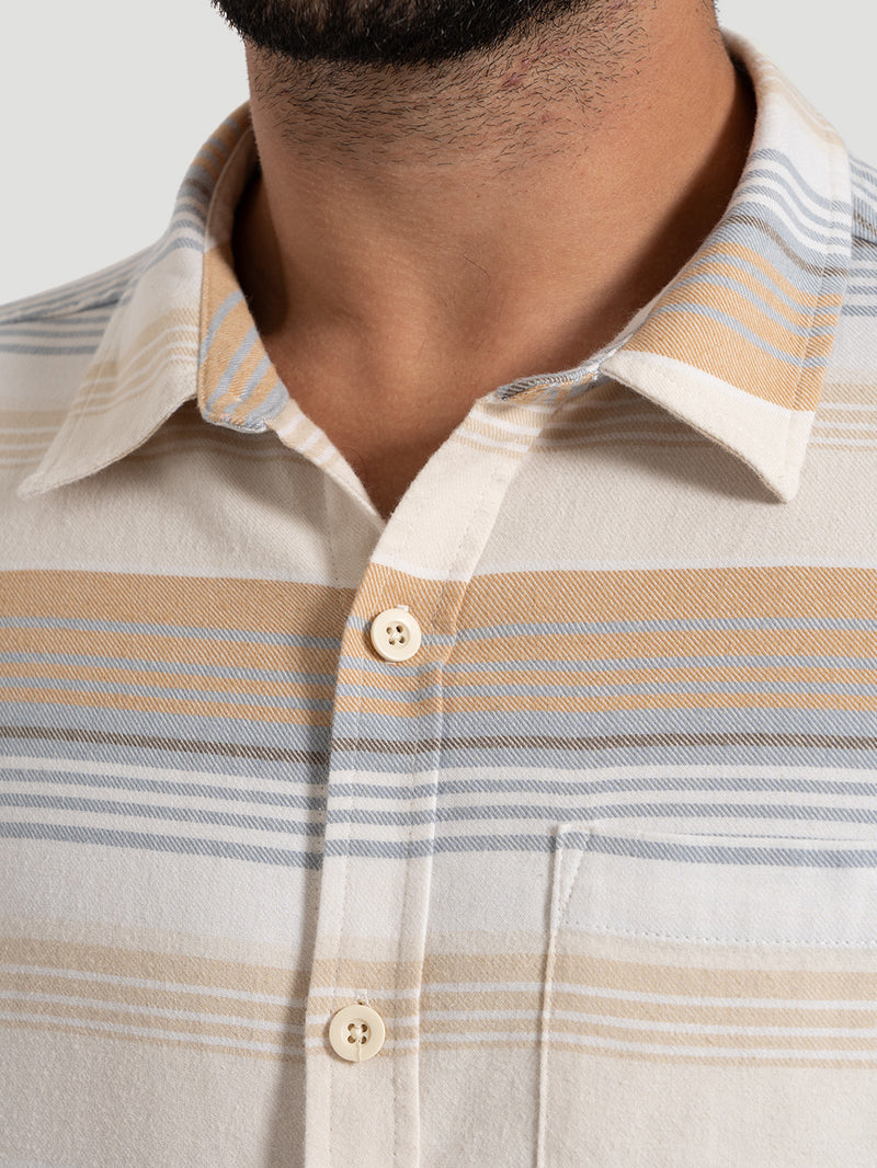 Camisa de Flanela Manga Longa Hurley Portland Stripe Multi