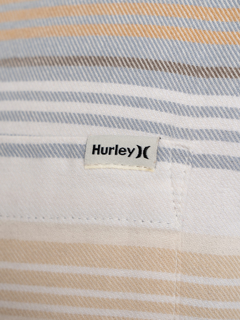 Camisa de Flanela Manga Longa Hurley Portland Stripe Multi