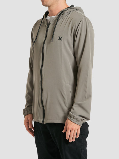 Jaqueta Windbreaker Hurley Cold Cinza