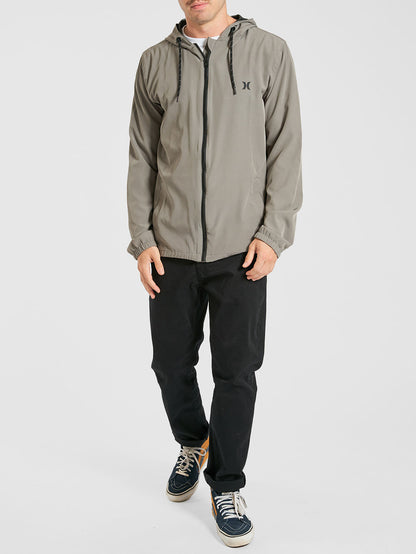 Jaqueta Windbreaker Hurley Cold Cinza