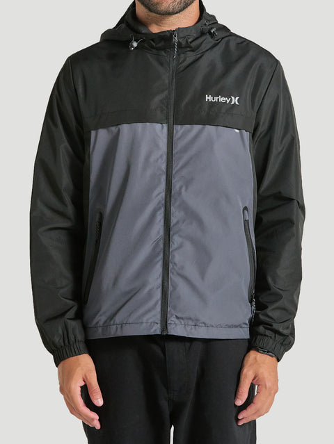 Hurley Moletom Corta Vento Preto Hurley Jaqueta Corta Vento Preta