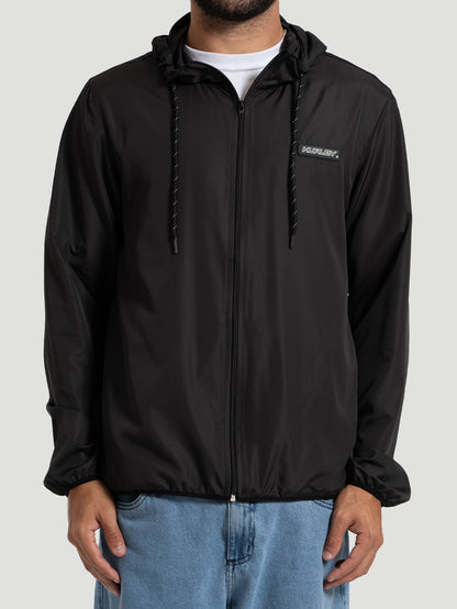 Jaqueta Corta Vento Preta Hurley Windbreaker Nine Nine