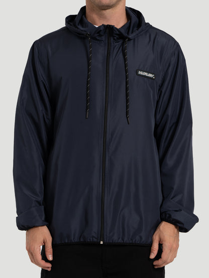 Jaqueta Corta Vento Azul Marinho Hurley Windbreaker Nine Nine