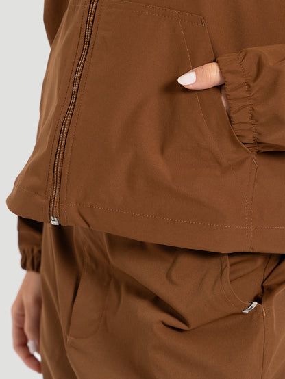 Jaqueta Windbreaker Marrom Hurley Life