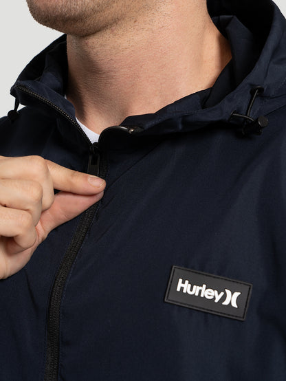 Jaqueta Windbreaker Stadium Hurley Azul Marinho