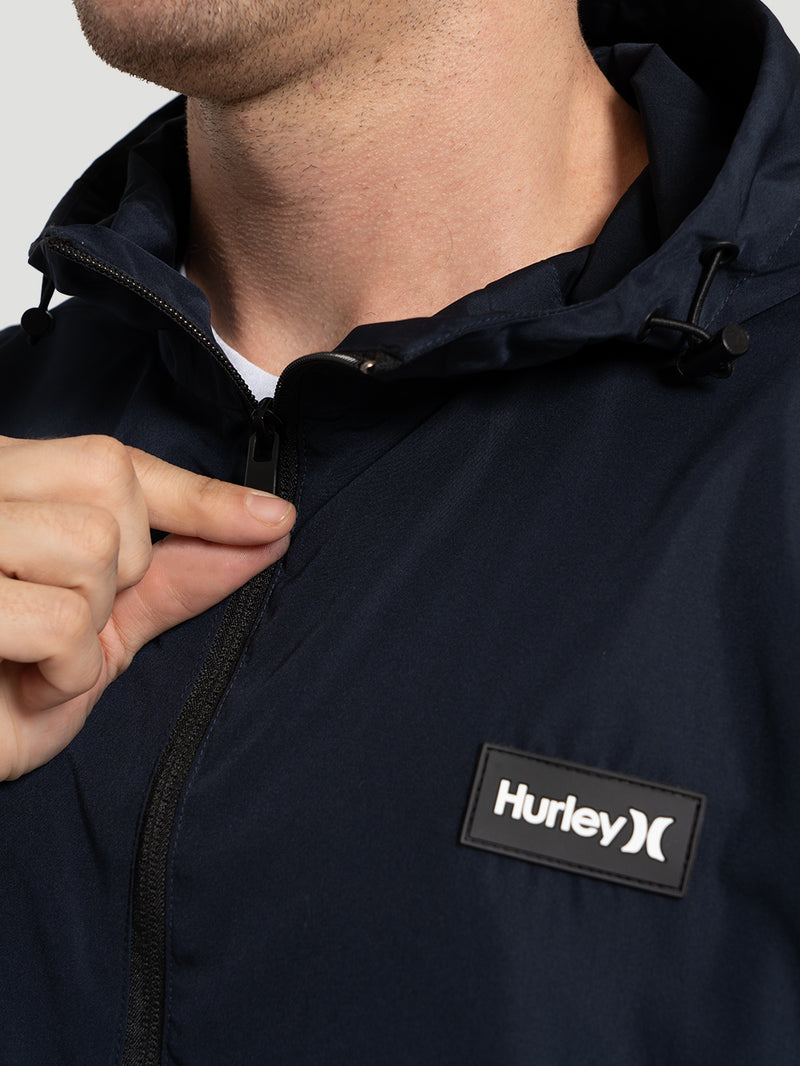 Jaqueta Windbreaker Stadium Hurley Azul Marinho