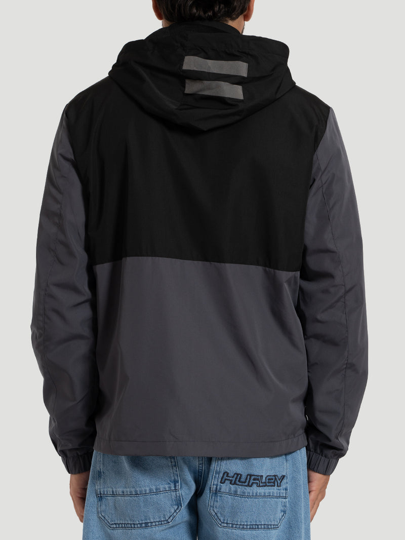 Jaqueta Windbreaker Liberty Hurley Preta Importada