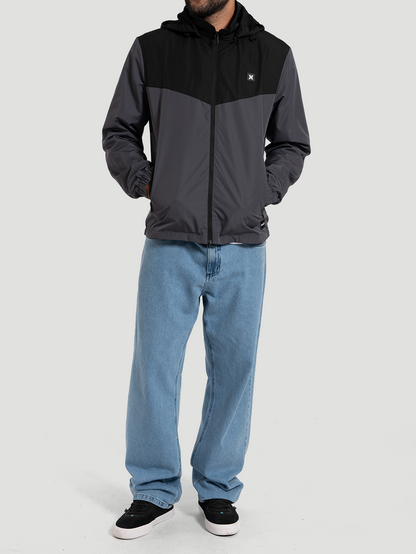 Jaqueta Windbreaker Liberty Hurley Preta Importada