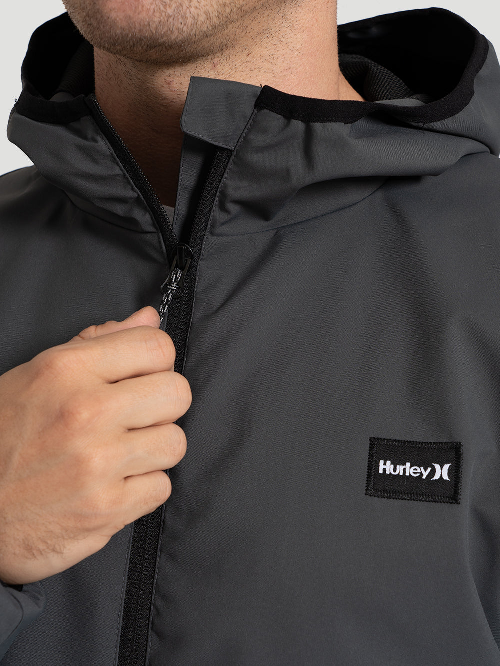 Jaqueta Windbreaker Tail Hurley Cinza – Hurley Brasil