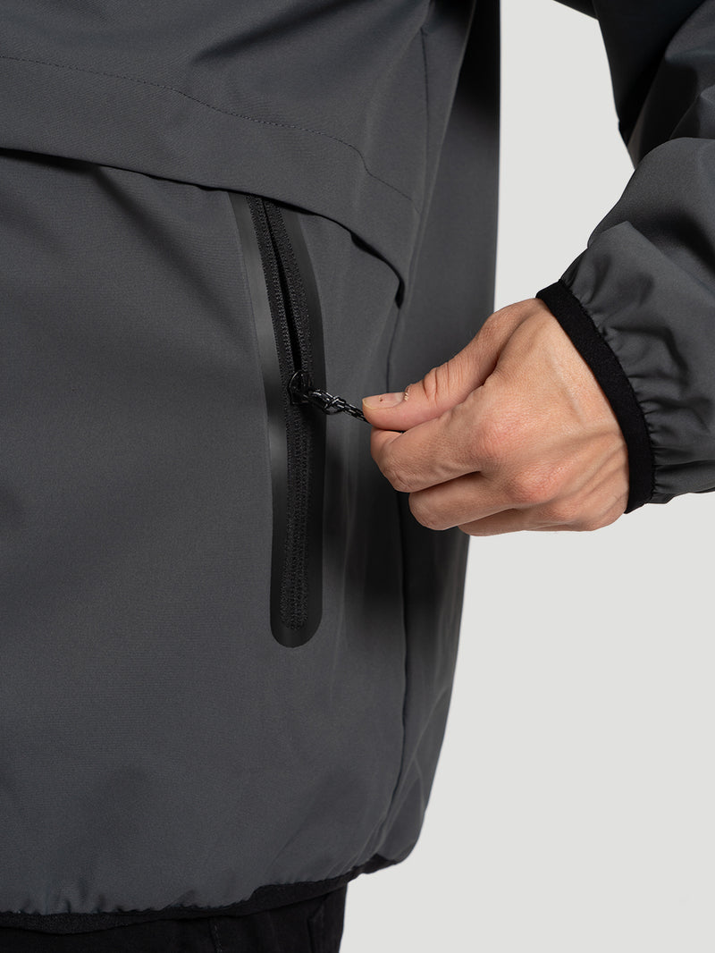 Jaqueta Windbreaker Tail Hurley Cinza
