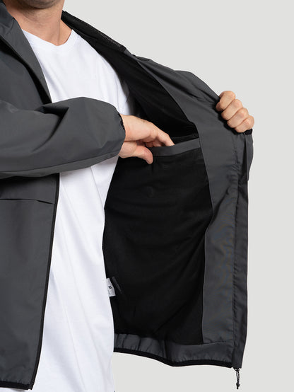 Jaqueta Windbreaker Tail Hurley Cinza