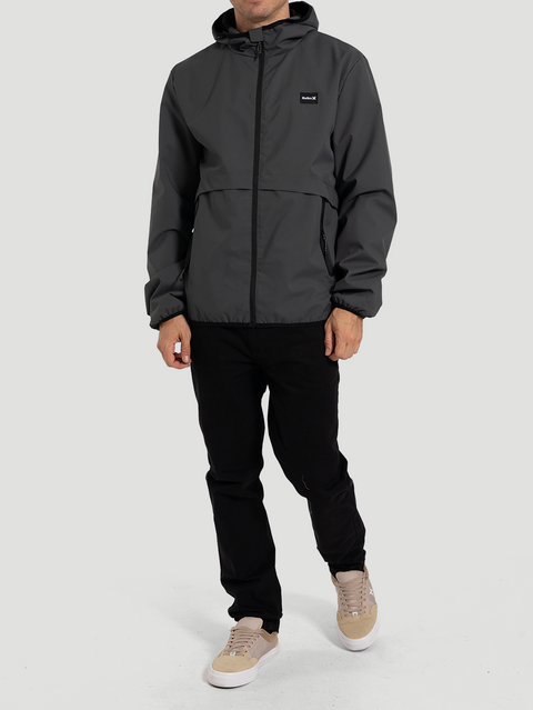 Jaqueta Windbreaker Tail Hurley Cinza – Hurley Brasil