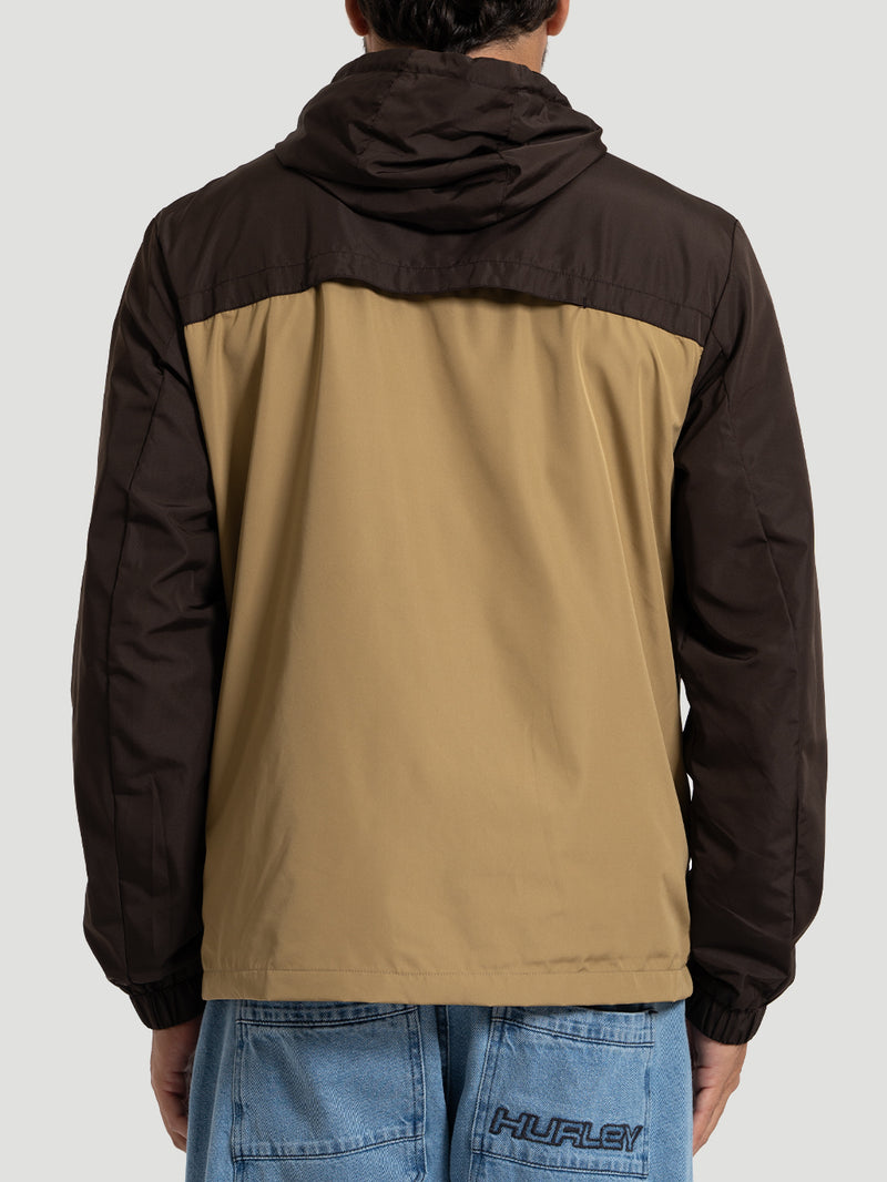 Jaqueta Windbreaker Trilha Hurley Marrom