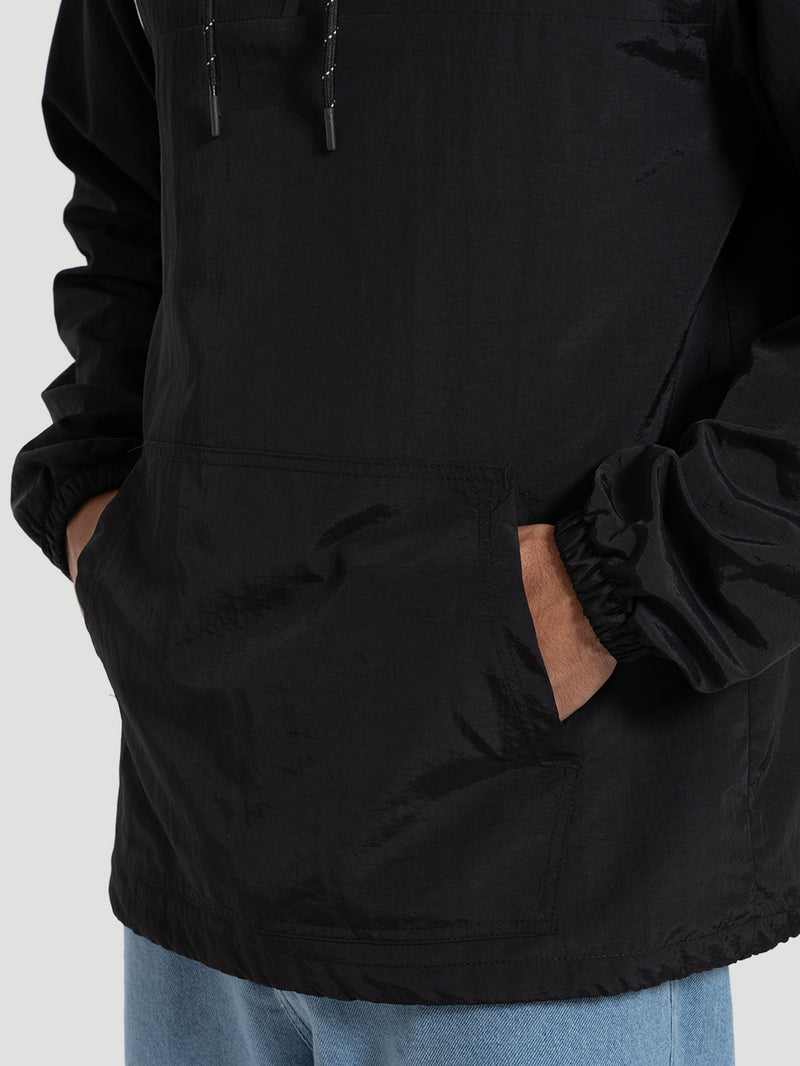 Jaqueta Windbreaker Anorak Hurley x Shibuya Signature Preta