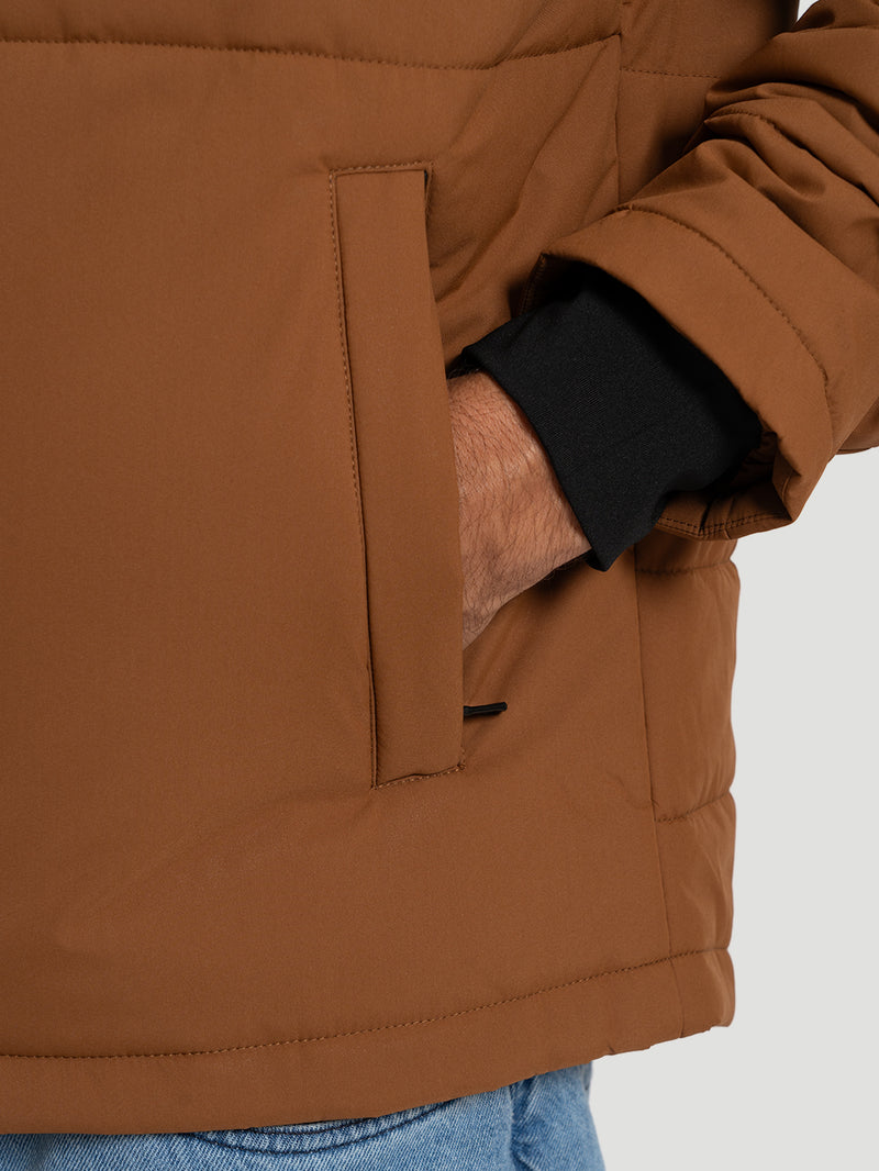Jaqueta Hurley Camper Forrada Ocre