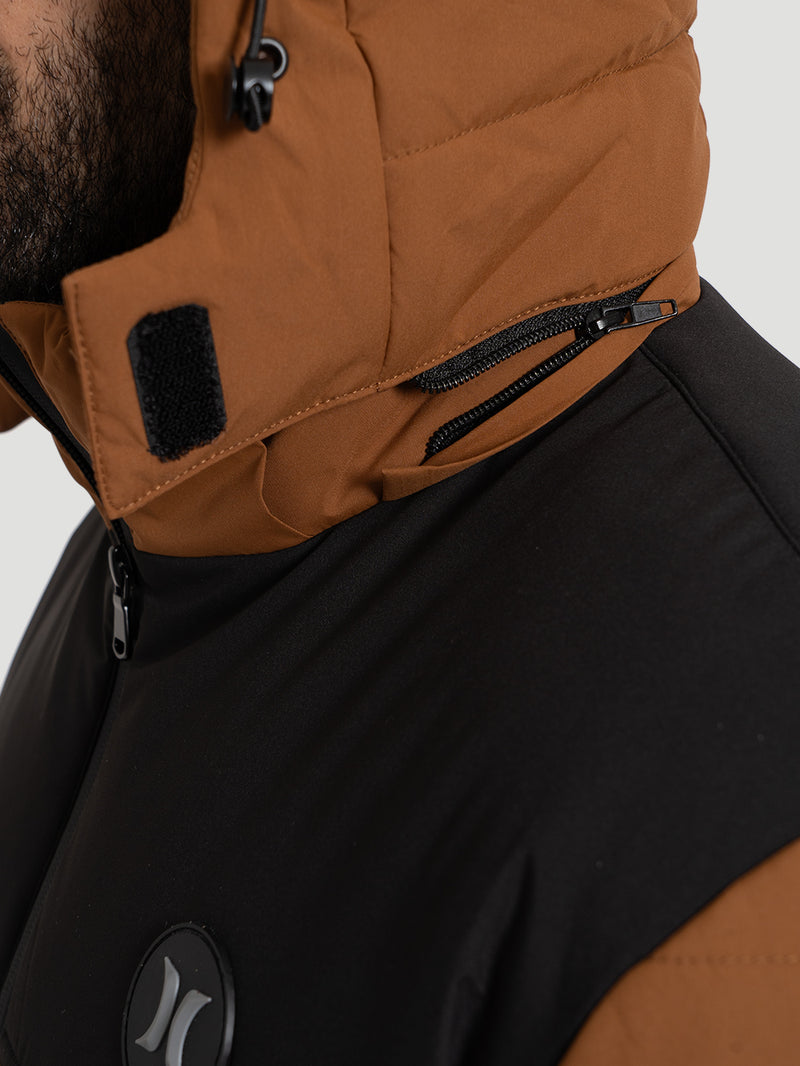 Jaqueta Hurley Camper Forrada Ocre