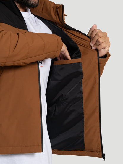Jaqueta Hurley Camper Forrada Ocre