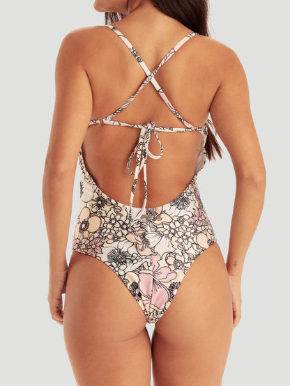 Maiô Estampado Hurley Flower