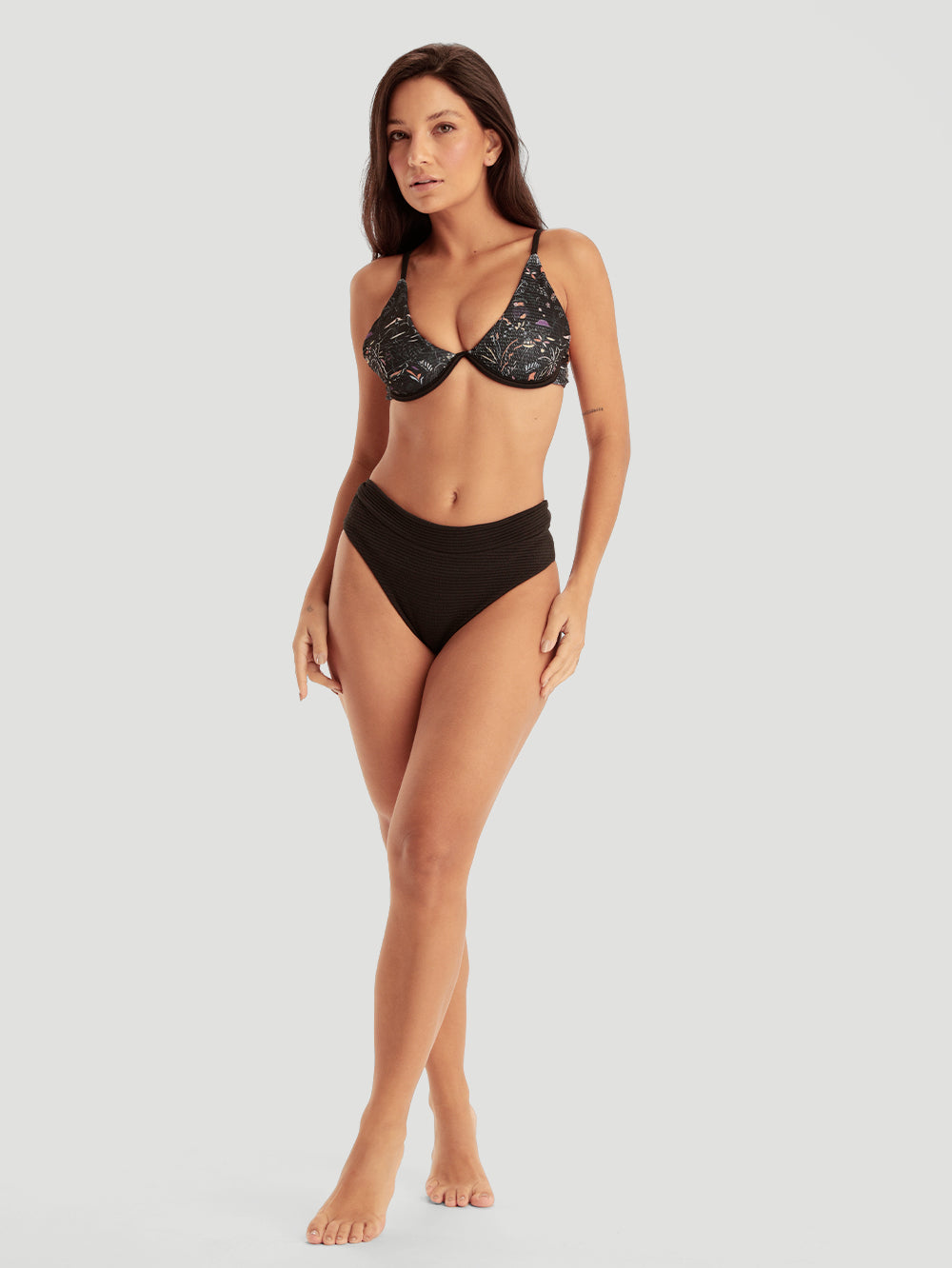 Hurley X レディース ビキニ 上下セット ブラック Triquíni Preto Hawaii Hurley X Jade – Hurley Brasil