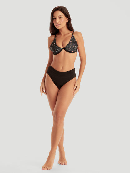 Triquíni Preto Hawaii Hurley X Jade