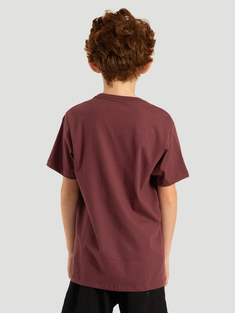 Camiseta Hurley Paint Juvenil Vinho