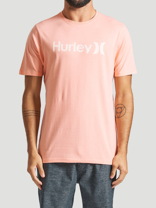 Camiseta Hurley O&O Solid Rosa