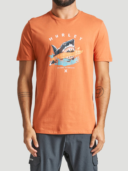 Camiseta Hurley Jaws Vermelha