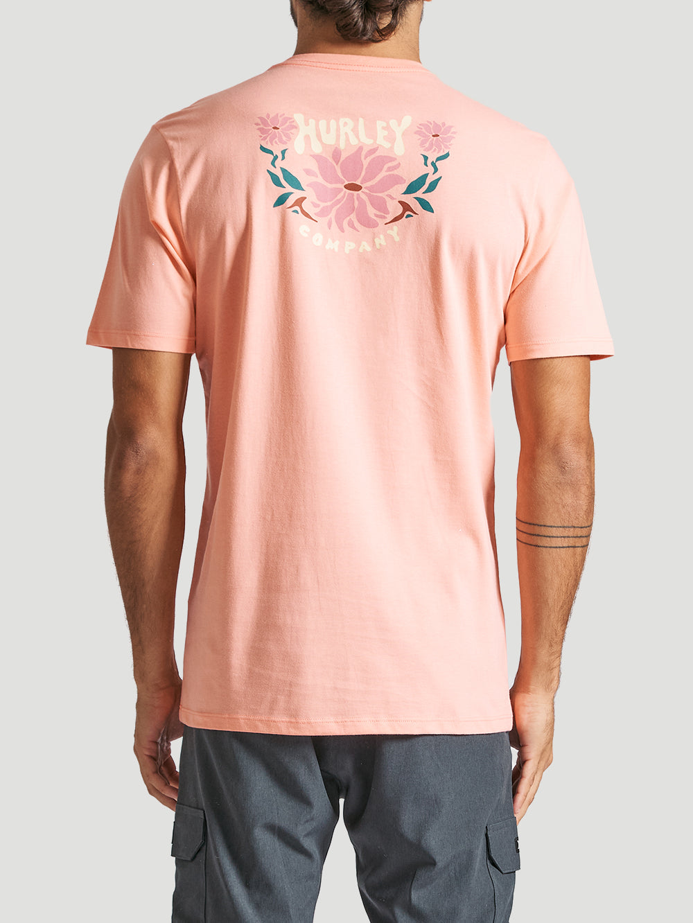 Camiseta Hurley Wood Rosa