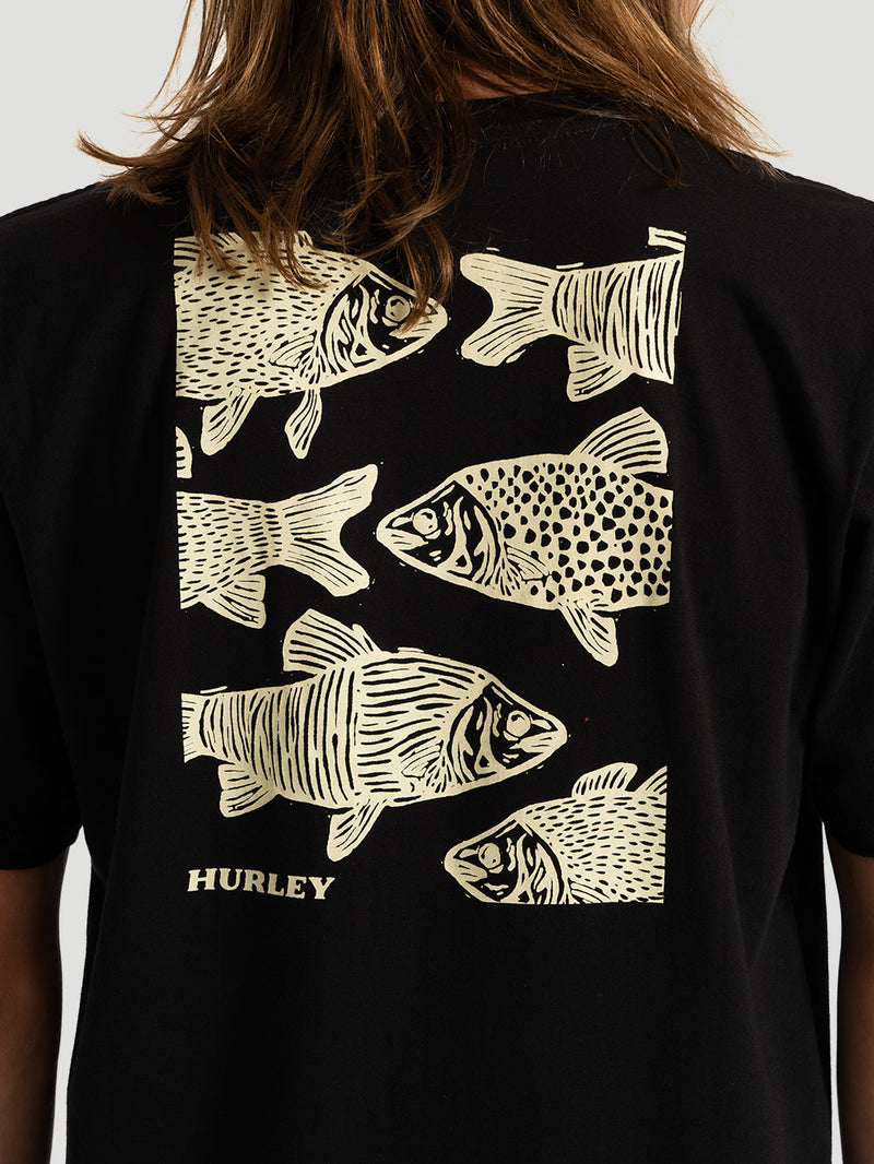Camiseta Hurley Xilo Fish Preta