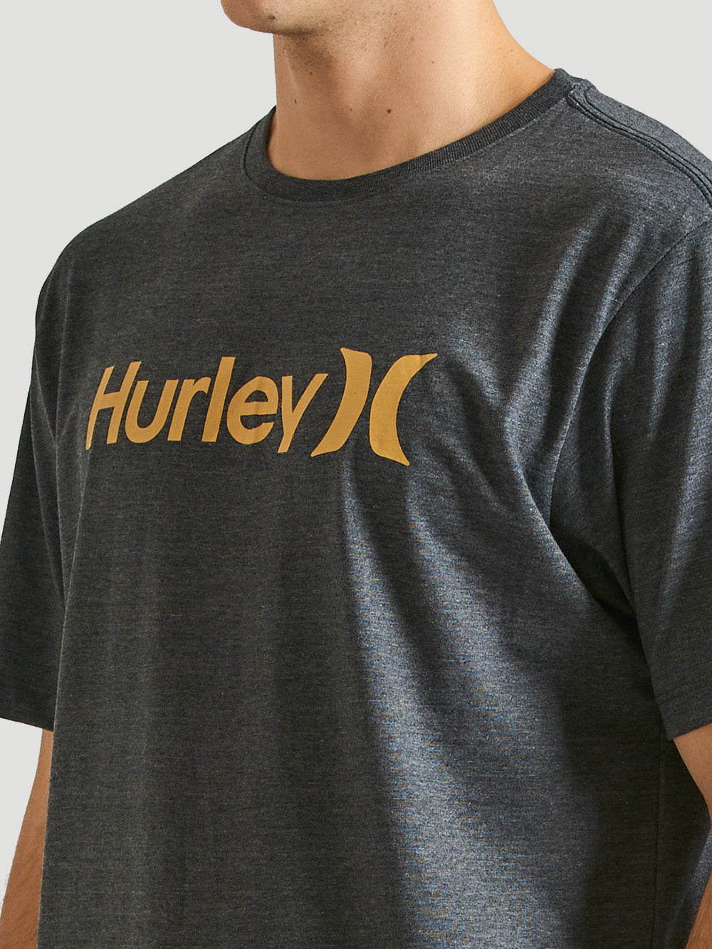 Camiseta Hurley O&O Solid Mescla Preto