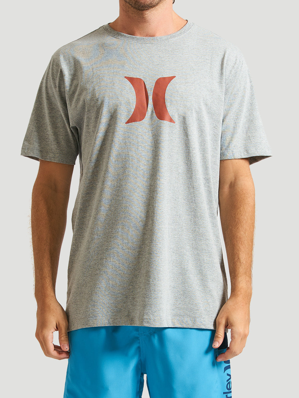 Camiseta Hurley ICON Mescla Cinza