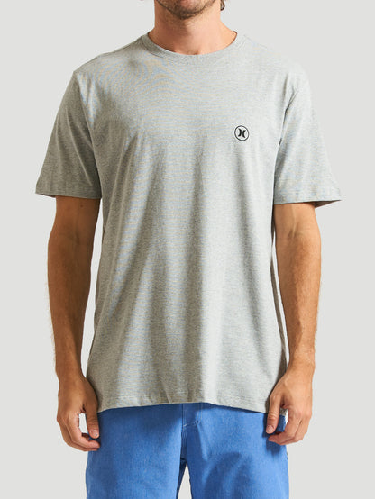 Camiseta Hurley MINI CIRCLE ICON Mescla Cinza