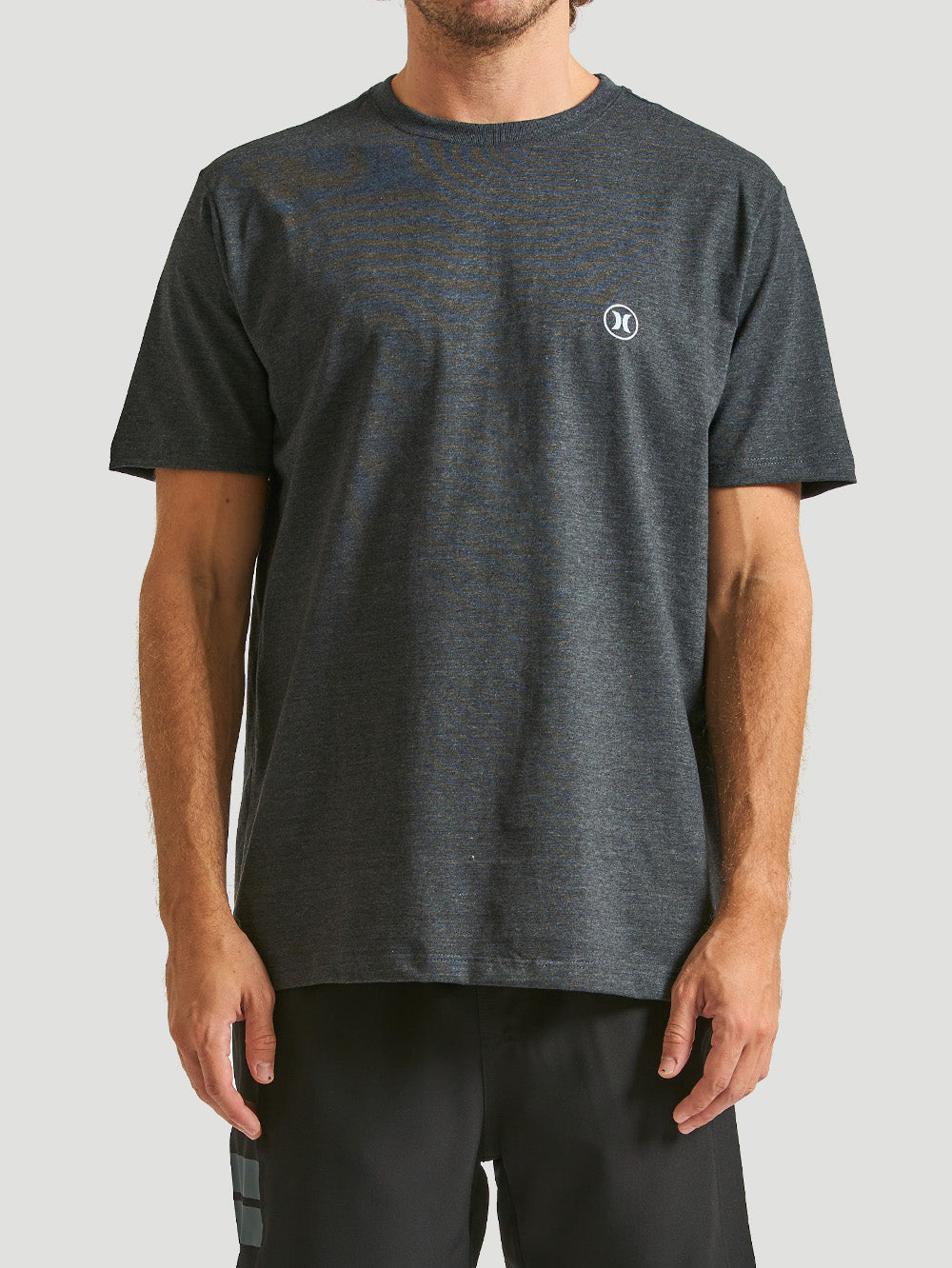 Camiseta Hurley MINI CIRCLE ICON Mescla Preto