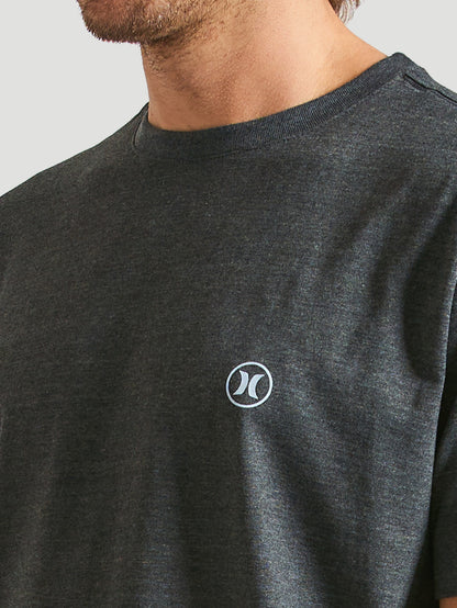 Camiseta Hurley MINI CIRCLE ICON Mescla Preto