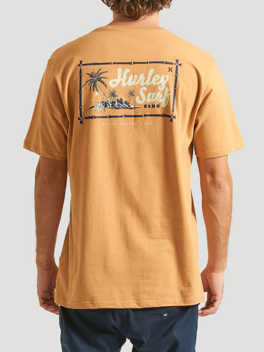 Camiseta Hurley Surf Club Mostarda