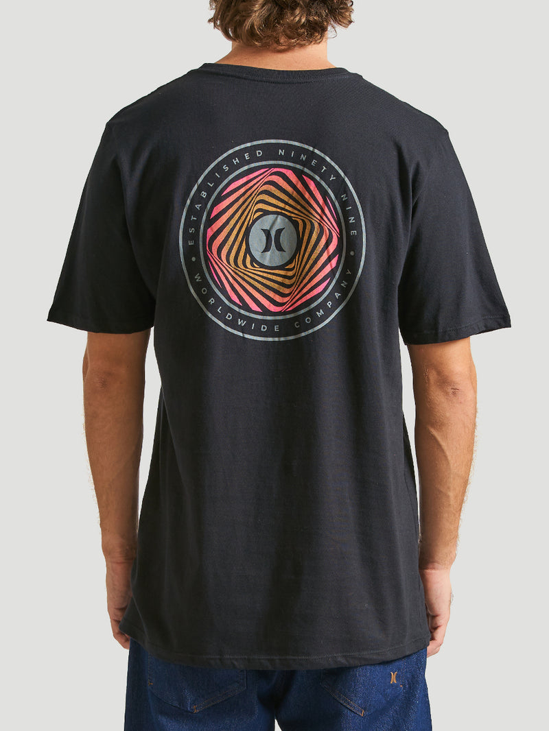Camiseta Hurley Spiral Preto
