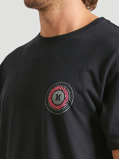 Camiseta Hurley Spiral Preto